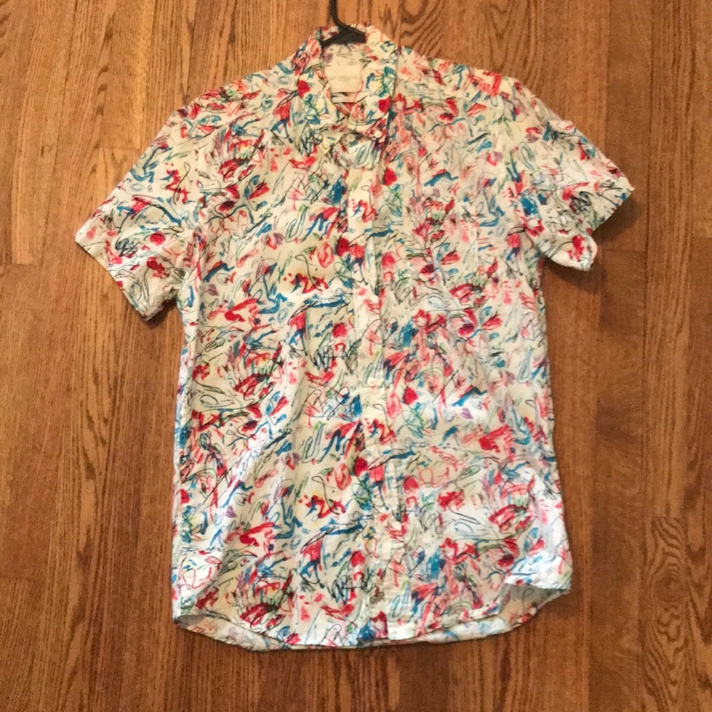 Button up crazy colorful